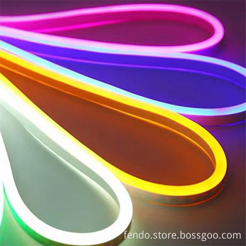 Custom IP65 Outdoor 220V Silicone PVC LED Neon Tube 8*16mm 120 LEDs Cuttable Rope Light